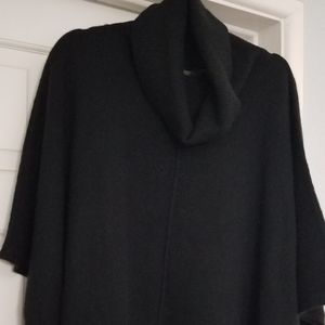 ALL SAINTS cowl neck cashmere Poncho